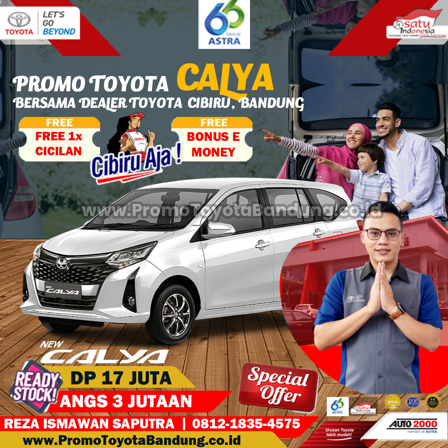 Promo Toyota Calya DP 17 Juta - Dealer Toyota Auto2000 Cibiru Bandung & Sekitarnya